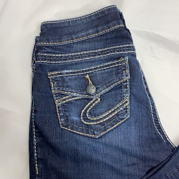 WOMEN’S Silver Blue Suki Jegging Low Rise Size 26 - Picture 6 of 13